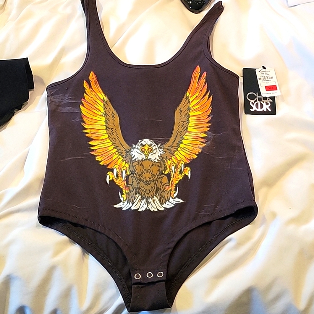 CHASER BODYSUIT WITH EAGLE